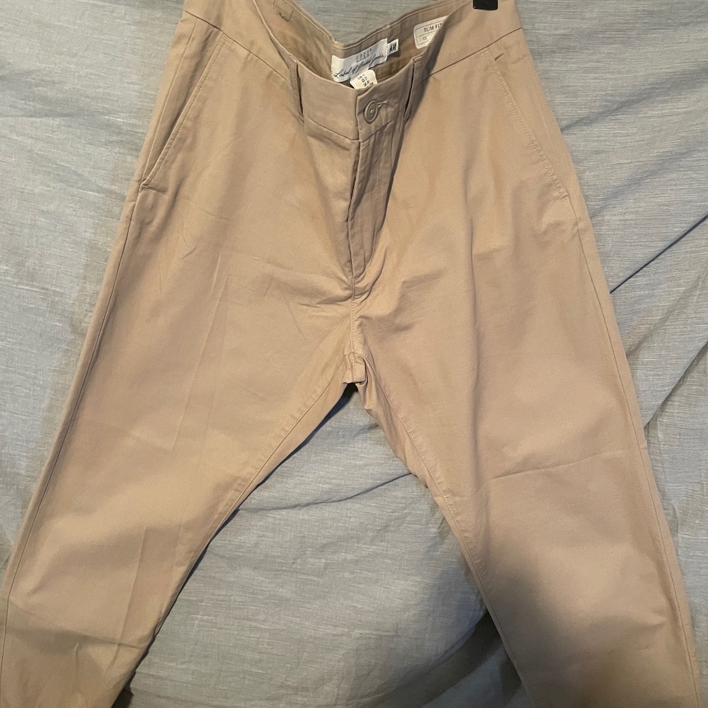 Khaki Chinos/Pants with 4 pockets